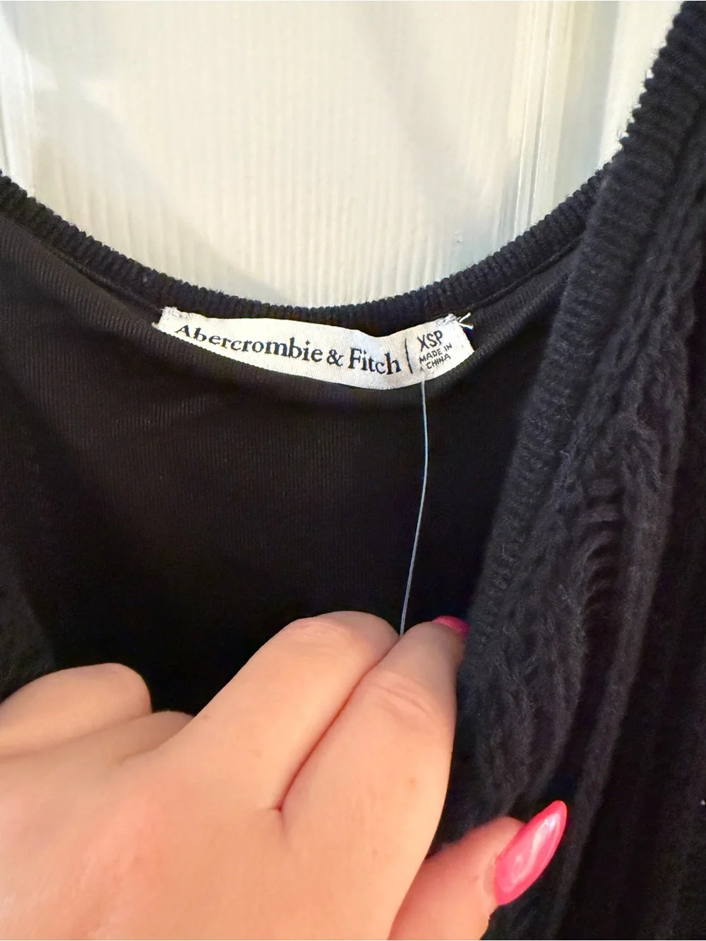 Abercrombie and Fitch crochet maxi dress NWT